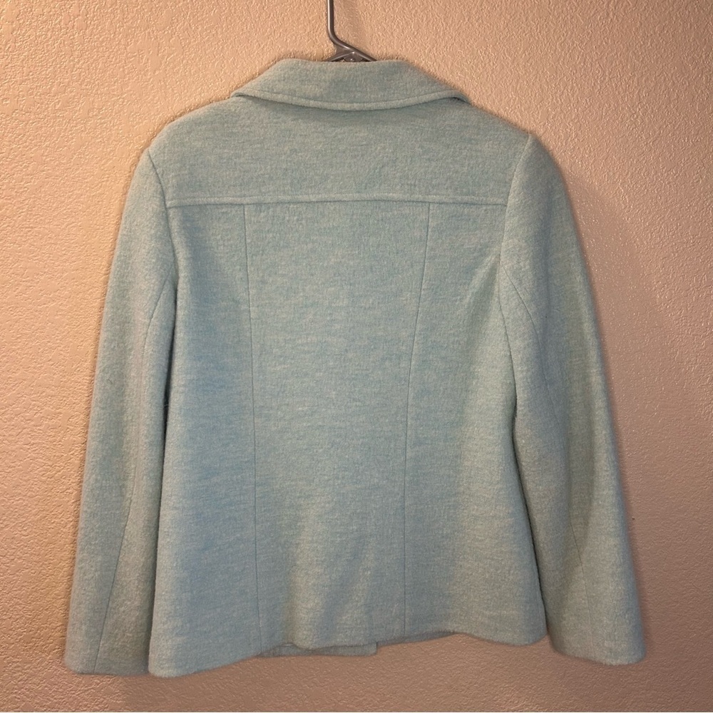 Pendleton Merino Wool Button Down Coat Tiffany Bl… - image 4